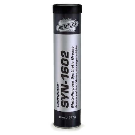 Lubriplate Syn 1602, 40 Cartridges, Synthetic, Lithium Complexm Nlgi No. 2 Multi-Purpose Grease, PK40 L0302-098